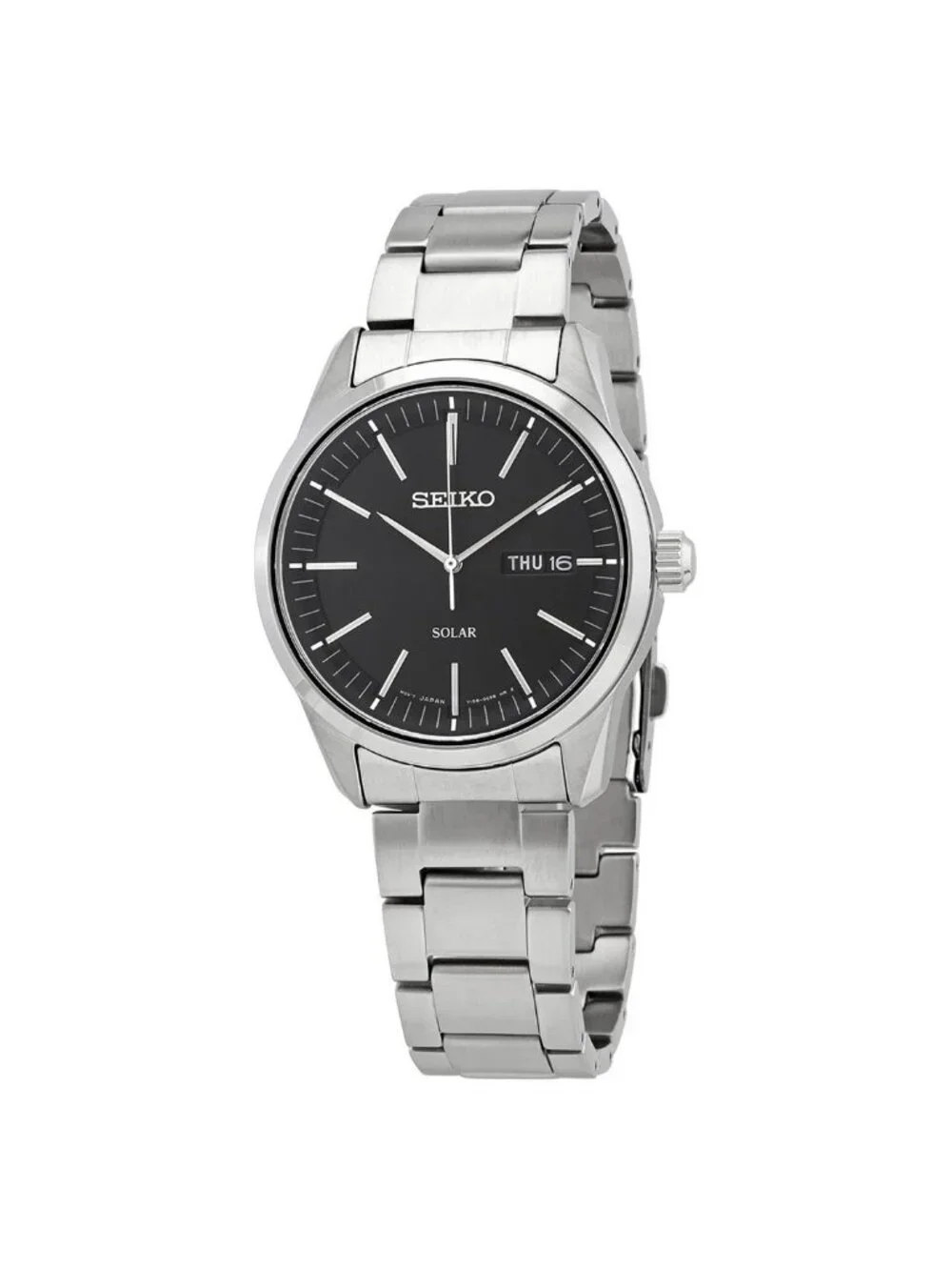 NWT Seiko Conceptual Black Dial Men's Watch